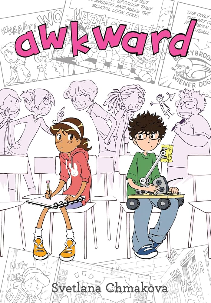 Svetlana Chmakavo is a Russian-Canadian comic book artist. She is best known for Dramacon, an original English-language manga. She also wrote Nightschool. Awkward is the first book in the series. It is followed by  Brave, Crush, Diary, and Enemies.